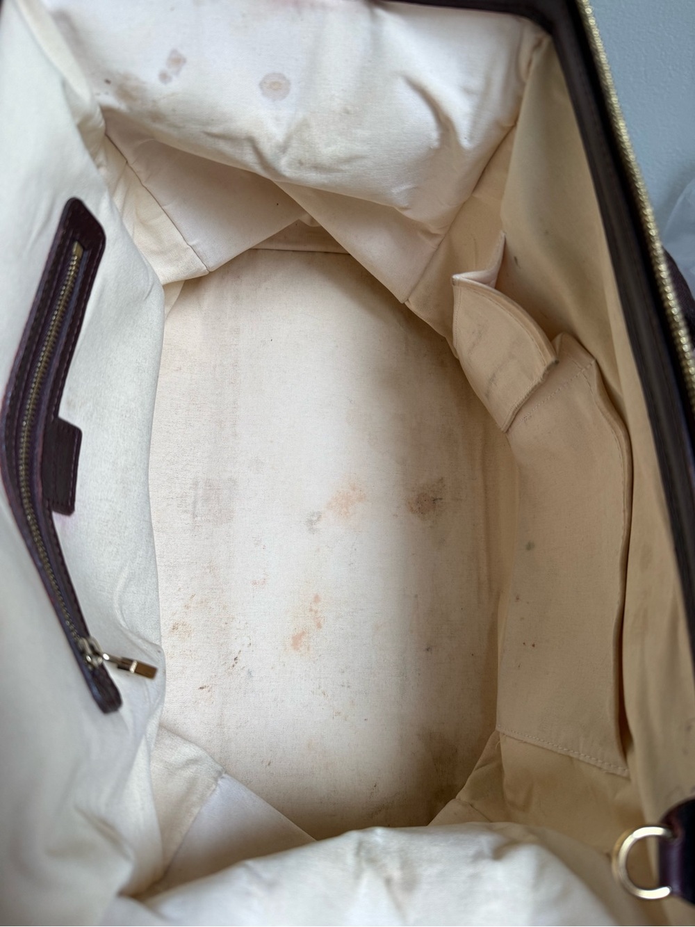 Louis Vuitton Pink and Brown Monogram Satchel - Picture 5 of 5